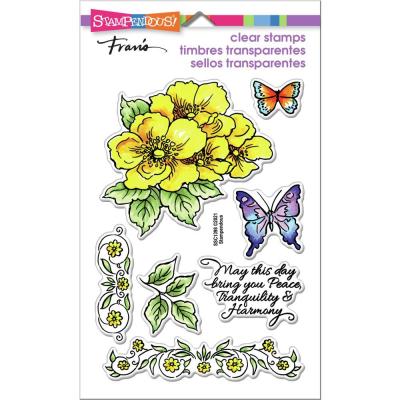 Stampendous Perfectly Clear Stamps - Tranquil Rose Frame